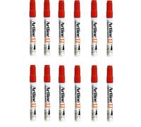 Artline EK-17 3.0mm Acrilico Fibra Punta Industriale Marker Rosso 576 Confezione