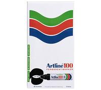 artline Ek100 - Pennarello permanente gigante, 7,5 mm, 12 mm, colore: Rosso