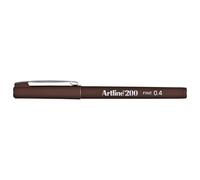 Artline EK200 Dk Marrone Puntafine Disegno Tecnico Marker Penne extra Fine 12 Pk