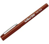 Artline Fineliner Pennarello con punta in feltro da 0,4 mm, asciugatura istantan