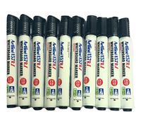 Artline Pennarello per lavagna bianca 157 R I, nero, confezione da 10 (set da 10, nero), scalpello