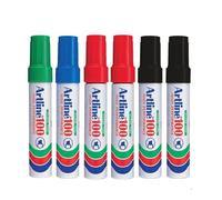 Artline Pennarello permanente con inchiostro a base alcolica, scalpello da 12 mm