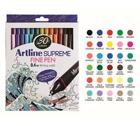 Artline Suprema Fine Penna Luminoso Colori Disegno Tecnico Puntafine - Pacco 30