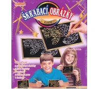 ArtLover immagini da grattare dorate - set da 6 pz