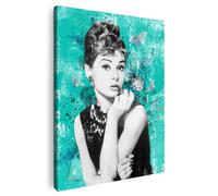 Artmazing | Audrey Hepburn Quadro colorato | Immagine stella del cinema | immagini S-Art