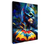 Artmazing | Batman - Quadro colorato | S Art Quadro | Batman Modern | Fantastico quadro da parete per soggiorno | Decorazione da parete XXL | Batman XXL | Batman