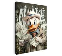 Artmazing | Donald Duck - Quadro colorato su tela Donald Duck | Quadro su tela XXL per soggiorno | Quadro Donald Duck | Tela Donald Duck | Quadro da parete | Tela XXL | Donald Duck