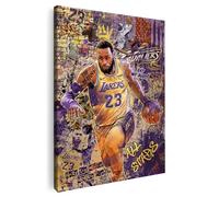 Artmazing | Lebron James - Quadro colorato | S-Art Fotografie | Lebron James Fotografie Modern | Quadro su tela XXL | Stampa XXL | Stampa su tela XXL | Poster colorato per parete