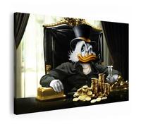 Artmazing | Quadro Scrooge colorato | Quadro Scrooge | Quadri S-Art | Quadri Scrooge moderni | Quadri su tela XXL soggiorno | Quadro da parete Scrooge | Quadro su tela XXL | Poster colorato da parete