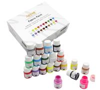 ARTME Set di coloranti per tessuti 20 colori 20 ml x20 - Lavabili