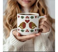 Artnanas Set di tazze in ceramica con vernice in porcellana lucida, set fai da te, per adulti, per pittura creativa, regalo per genitori, bambini, amanti, amici (senza coperchio)