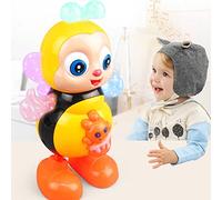 ARTOCT Ape Giocattolo Che Balla e Canta con Luce e Musica | Materiale ABS sicuro, giocattolo interattivo per bambini, balli e canti, luci a LED luminose, simpatico design a forma di ape