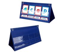 ARTOCT CVC Words Phonics Pocket Chart, Carte con Immagini Capovolte per Bambini per L'apprendimento Domestico in Aula della Scuola Materna in età Prescolare