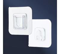 ARTOCT Ganci Adesivi Biadesivi, Impermeabili e Resistenti | Design chiaro, cuscinetto per carichi pesanti, rimozione senza tracce, facile da applicare