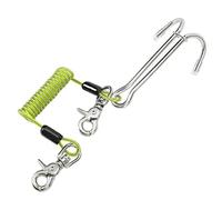 ARTOCT Gancio per Corrente per Immersione in Acciaio Inossidabile 316, Gancio per Deriva a Doppia Barriera Anticorrosione Resistente per la Sicurezza delle Immersioni Subacquee (Verde)