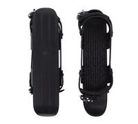 ARTOCT Mini Pattini da Sci, Scarpe da Sci Regolabili per Snowboard Pattinaggio su Ghiaccio Taglia Unica per Tutti gli Adulti Sport Invernali Piste da Discesa (Nera)