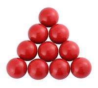 ARTOCT Pomello a Sfera Rotonda, Maniglie in Plastica Universali (AM8*25) | Set da 10 pezzi, Impugnatura comoda, Plastica resistente, Colori rosso e , Adatto a tutti gli strumenti