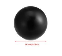 ARTOCT Pomello a Sfera Rotonda, Maniglie in Plastica Universali (AM8*25) | Set da 10 pezzi, Impugnatura comoda, Plastica resistente, Colori rosso e , Adatto a tutti gli strumenti