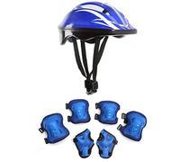 ARTOCT Set Casco per Bambini con Attrezzatura Regolabile per la Sicurezza | Equipaggiamento protettivo in 7 pezzi, resistente agli urti, ottimo per andare in bicicletta, pattinare, materiale durevole