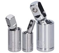 ARTOCT Set di Bussole per Giunti Universali 3 Pezzi, 1/4 3/8 1/2 | Acciaio al cromo vanadio, resistente alla ruggine, coppia elevata, uso versatile