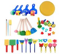 ARTOCT Set di pennelli per bambini, set di 30 pennelli da pittura, strumenti per disegno, per bambini, fai da te, per bambini e artigianato