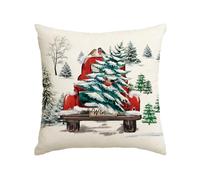 Artoid Mode Acquerello Neve Autocarro Alberi Natale Federa 50 x 50 cm Camion Cuscino Decorativo Cushion Cover Divano Soggiorno Decorazione