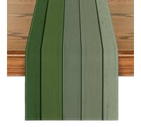 Artoid Mode Corridore da Tavola Foresta Verde Assi Antiche Vecchie Rustiche Legno Primavera, Decorazione Tavolo Cucina Estate Interni Vacanze Festa Decorazione 40x140 cm