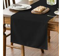 Artoid Mode Runner da tavolo per Halloween, colore nero, lavabile, per l'autunno, cucina, tavolo da pranzo, decorazione per interni, vacanze, feste, 40 x 140 cm