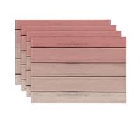 Artoid Mode Set di 4 tovagliette in legno rustico rosa, 30x45cm, tovagliette per la cucina, per le feste, decorazione per la casa, per la festa della mamma