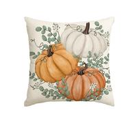 Artoid Mode Tre federe per cuscino autunnale con zucche arancioni, 45 x 45 cm, stagionale, per divano, soggiorno, decorazione