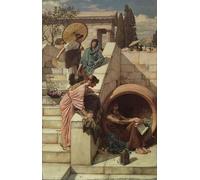 ARToPHIIU Dipinti Famosi Quadri Stampa Murale su Tela Eco e Narciso di John William Waterhouse per L'arredamento del Soggiorno 60x90cm