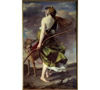 ARToPHIIU Dipinti Famosi Quadri Stampa Murale su Tela Hunter by Orazio Gentileschi per L'arredamento del Soggiorno 60x90cm