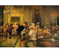 ARToPHIIU Dipinti Famosi Quadri Stampa Murale su Tela la Danza di Gioacchino Pagliei per L'arredamento del Soggiorno 60x90cm
