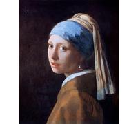 ARToPHIIU Dipinti Famosi Quadri Stampa Murale su Tela La ragazza con l'orecchino di perla di Jan Vermeer Van Delft per L'arredamento del Soggiorno 60x90cm
