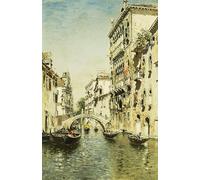 ARToPHIIU Dipinti Famosi Quadri Stampa Murale su Tela Rio Santadi Rico Y Ortega per L'arredamento del Soggiorno 60x90cm