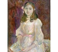ARToPHIIU Dipinti Famosi Quadri Stampa Murale su Tela Ritratto di Julie Manet con in mano un libro di Berthe Morisot per L'arredamento del Soggiorno 60x90cm
