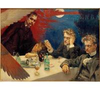 ARToPHIIU Dipinti Famosi Quadri Stampa Murale su Tela Simposio di Akseli Valdemar Gallen Kallela per L'arredamento del Soggiorno 60x90cm
