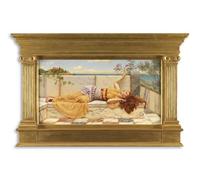 ARToPHIIU Dipinti Famosi Quadri Stampa Murale su Tela un felice risveglio di John William Godward per L'arredamento del Soggiorno 60x90cm