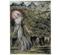 ARToPHIIU Dipinti Famosi Quadri Stampa Murale su Tela un profeta nel deserto di William Blake per L'arredamento del Soggiorno 60x90cm