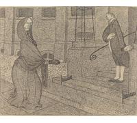 ARToPHIIU Immagini Moderni Murale Artistico Poster Stampe Quadri Alta classe di Ernst Barlach per Decorazioni per la Casa 60x90cm