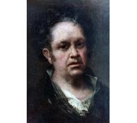 ARToPHIIU Immagini Moderni Murale Artistico Poster Stampe Quadri Autoritratto di Francisco De Goya per Decorazioni per la Casa 60x90cm
