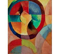 ARToPHIIU Immagini Moderni Murale Artistico Poster Stampe Quadri Formes Circulaires Soleil No di Robert Delaunay per Decorazioni per la Casa 60x90cm