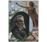 ARToPHIIU Immagini Moderni Murale Artistico Poster Stampe Quadri Giosuè Carducci di Tancredi Scarpelli per Decorazioni per la Casa 60x90cm