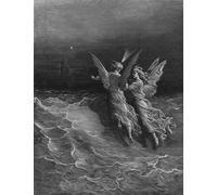 ARToPHIIU Immagini Moderni Murale Artistico Poster Stampe Quadri i due spiriti compagni dello spirito di Gustave Dore per Decorazioni per la Casa 60x90cm