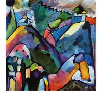 ARToPHIIU Immagini Moderni Murale Artistico Poster Stampe Quadri Improvvisazione di Vasilij Kandinskij per Decorazioni per la Casa 60x90cm