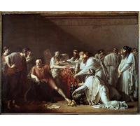 ARToPHIIU Immagini Moderni Murale Artistico Poster Stampe Quadri Ippocrate rifiuta i doni di Artaserse di Anne Louis Girodet De Roucy Trioson per Decorazioni per la Casa 60x90cm