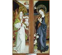 ARToPHIIU Immagini Moderni Murale Artistico Poster Stampe Quadri la Pala Annunciazione di un famoso artista per Decorazioni per la Casa 60x90cm
