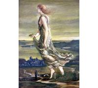 ARToPHIIU Immagini Moderni Murale Artistico Poster Stampe Quadri la stella della sera di Edward Burne Jones per Decorazioni per la Casa 60x90cm