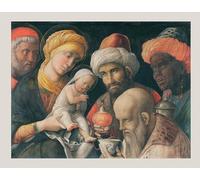 ARToPHIIU Immagini Moderni Murale Artistico Poster Stampe Quadri l'Adorazione dei Magi di Andrea Mantegna per Decorazioni per la Casa 60x90cm