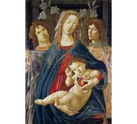 ARToPHIIU Immagini Moderni Murale Artistico Poster Stampe Quadri Lady della Melagrana di Sandro Botticelli per Decorazioni per la Casa 60x90cm